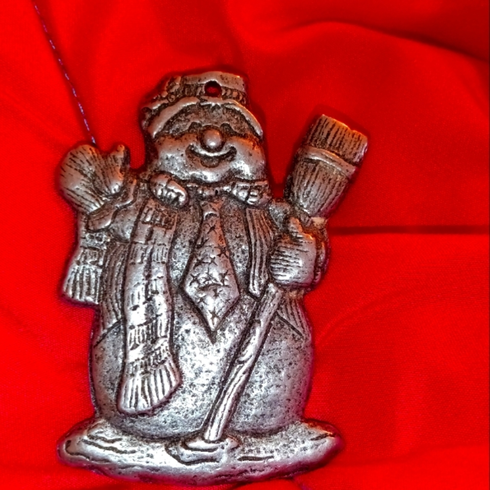 1993 Snowman Christmas Holiday Ornament